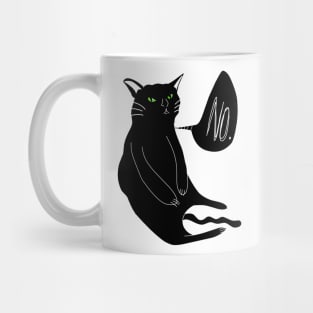 Cat No - hoodie Mug